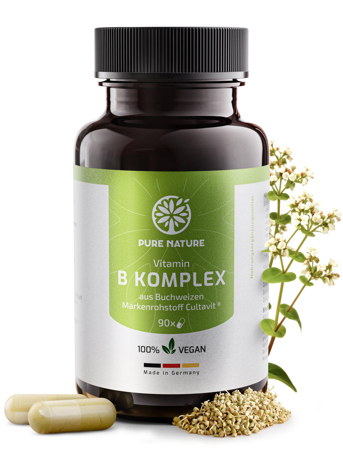 Vitamin B-Komplex aus gekeimtem Buchweizen - 90 Kapseln